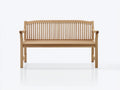 Gartenbank Holz 150 x 62 x 90 cm - Natur - 2 Sitzer klassisches Latten Design